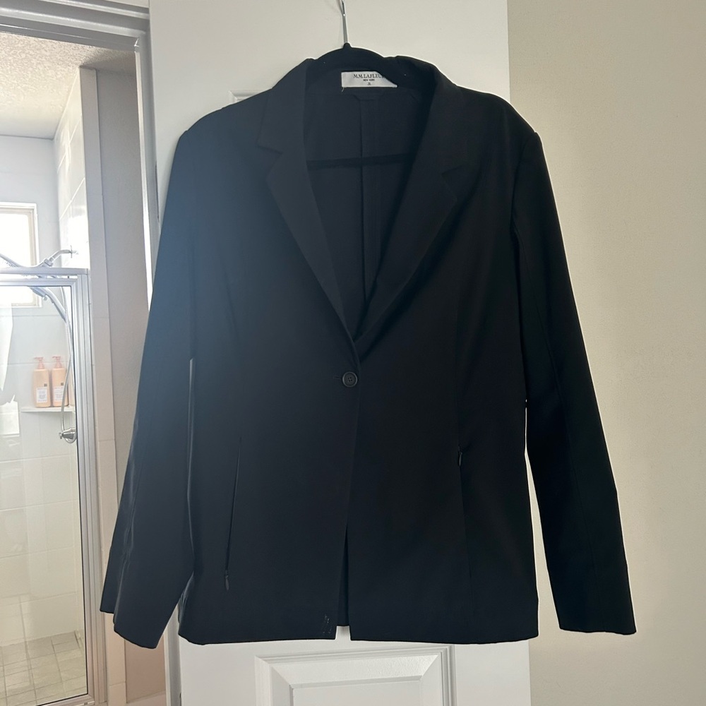 MM LaFleur Size 12 Black Blazer